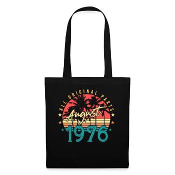 Born 1976 in August - Tote Bag - black - Front