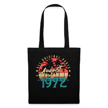 50. Jahrestag August 1972 - Stoffbeutel - Schwarz - Vorne