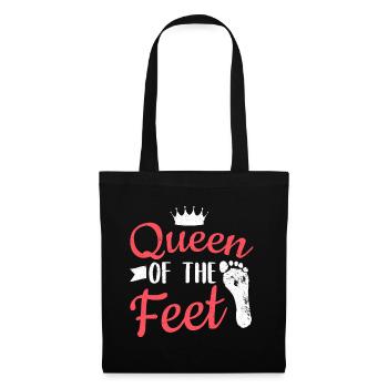 Queen Of The Feet Podiatrist - Tote Bag - black - Front