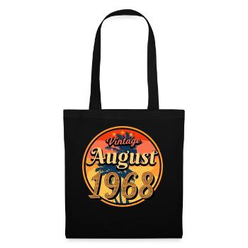 Retro 1968 August - Tote Bag - black - Front