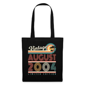 2004 En août enfin 18. - Sac en tissu - noir - Devant