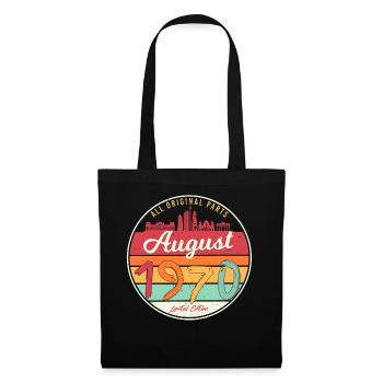 1970 August Alles Original - Sac en tissu - noir - Devant