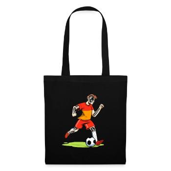 Soccer Player Skeleton Soccer - Tote Bag - black - Front