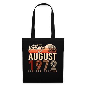 50. Jahrestag August 1972 - Stoffbeutel - Schwarz - Vorne