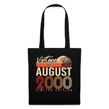 Legende August 2000 - Stoffbeutel - Schwarz - Vorne