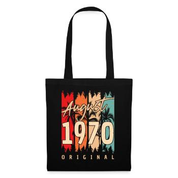 Millésime d’août 1970 - Sac en tissu - noir - Devant