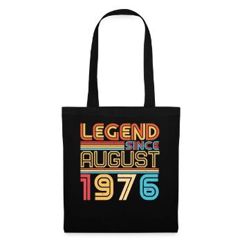 August 1976 Geschenkidee - Stoffbeutel - Schwarz - Vorne