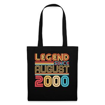 Born in August 2000 - Tote Bag - black - Front