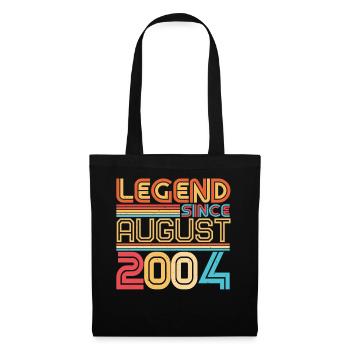 2004 En août enfin 18 - Sac en tissu - noir - Devant