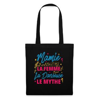 mamie la femme danseuse le mythe la légende - Sac en tissu - noir - Devant