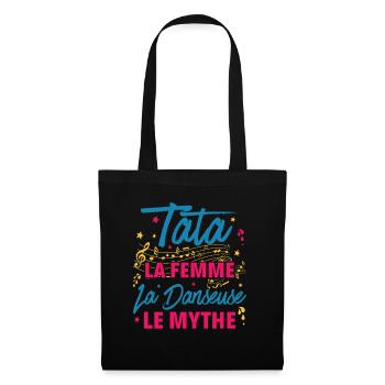 tata la femme danseuse le mythe la légende - Sac en tissu - noir - Devant