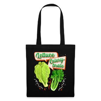 Celery, salad funny saying, pun - Tote Bag - black - Front