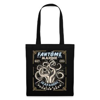 Maritime octopus, maritime octopus, vintage fashion - Tote Bag - black - Front