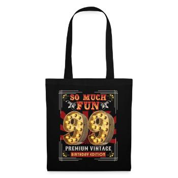 99th Birthday 99 Years Vintage-Retro Fun-Birthday - Tote Bag - black - Front