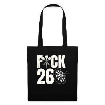 Dart Board Dart Player Flying Arrow 26 Darts - Tote Bag - black - Front