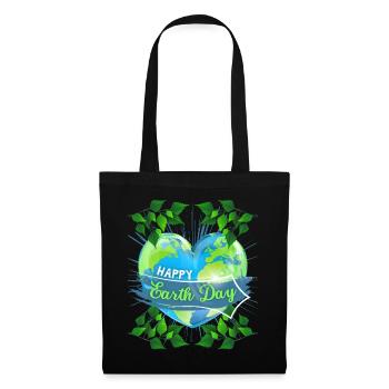 Jour de la Terre, Protection de l’environnement, Protection du climat - Sac en tissu - noir - Devant
