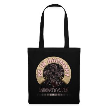 Meditation, Meditation, Harmony Harmony - Tote Bag - black - Front