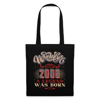 2008-Birthday, November-2008, 11-2008 - Tote Bag - black - Front