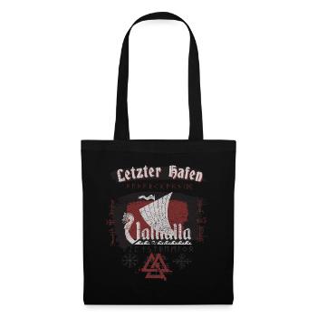 Wikinger - Odin Thor Walhalla Krieger Geschenk - Stoffbeutel - Schwarz - Vorne