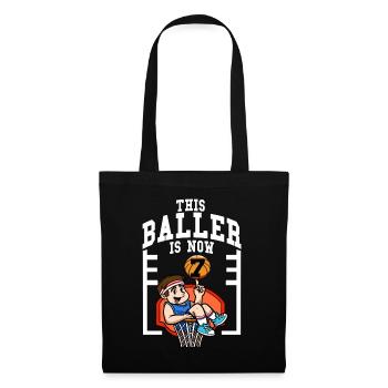 Basketball Player This Baller Is Now 7 Birthday - Tote Bag - black - Front