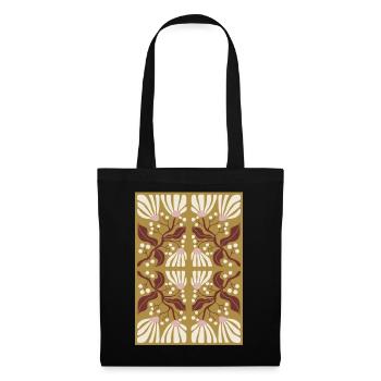 Art Nouveau, Arts & Crafts, Esthétique, Vintage-1900 - Sac en tissu - noir - Devant