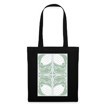 Art Nouveau, Arts & Crafts, Esthétique, Vintage-1900 - Sac en tissu - noir - Devant