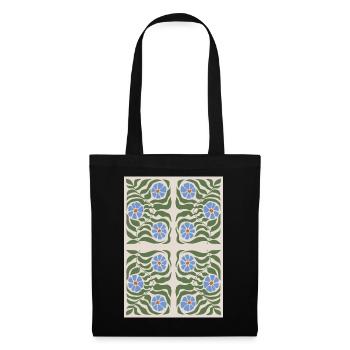 Art Nouveau, Arts & Crafts, Esthétique, Vintage-1900 - Sac en tissu - noir - Devant