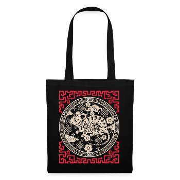 Chinese Horoscope China Year of the Rat - Tote Bag - black - Front