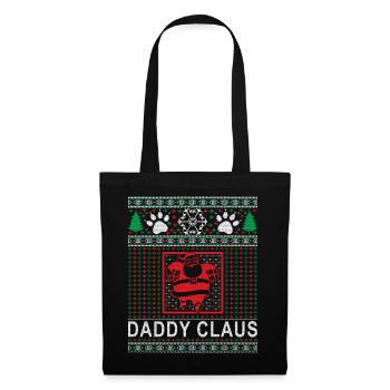Tenue de Noël Papa Claus - Sac en tissu - noir - Devant