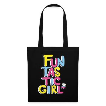 Funtastic Girl Outfit - Stoffbeutel - Schwarz - Vorne