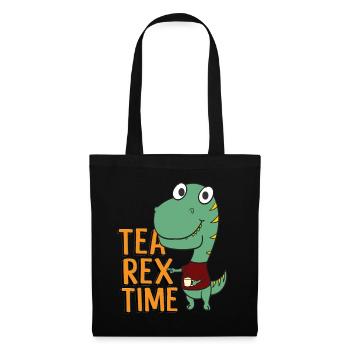 Tea Rex Time Outfit - Tote Bag - black - Front