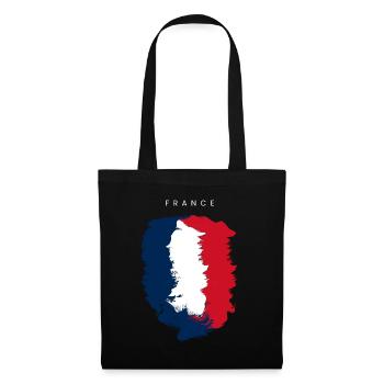 France outfit - Tote Bag - black - Front
