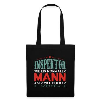 INSPEKTOR WIE EIN NORMALER MANN ABER VIEL COOLER - Stoffbeutel - Schwarz - Vorne