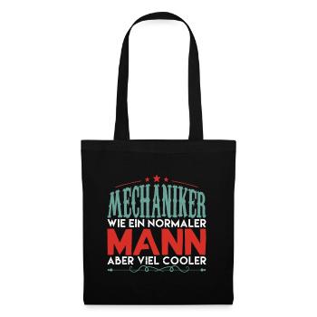 mechaniker - mechaniker aber viel cooler - Stoffbeutel - Schwarz - Vorne