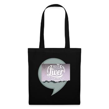 Alcohol, Funny Liver Saying Beer Drinker - Tote Bag - black - Front