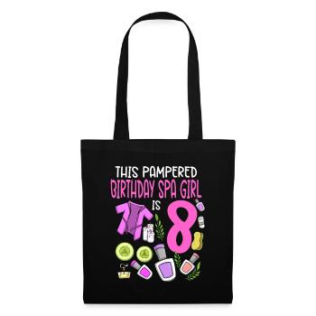 Spa Birthday For Girls 8th Spa Birthday Party - Tote Bag - black - Front