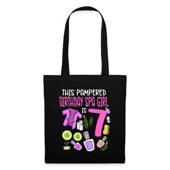 Spa Birthday For Girls 7th Spa Birthday Party - Tote Bag - black - Front