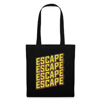 Escape Room Escape Room Liebhaber Flucht - Stoffbeutel - Schwarz - Vorne