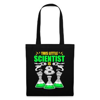 Science Birthday 8th Science Theme Party Scientist - Tote Bag - black - Front