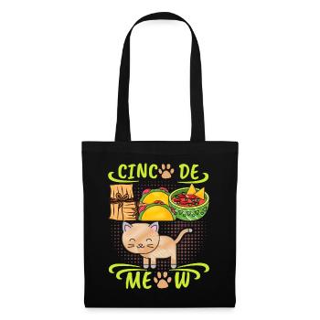 Cinco-de-Mayo, Mexico, funny cat, saying - Tote Bag - black - Front