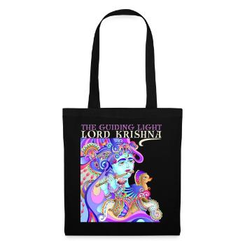 Hindouisme, joueur de flûte Lord Krishna, Inde - Sac en tissu - noir - Devant