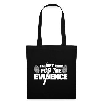 Dans le cadeau de laboratoire criminel de l’analyste ici pour la preuve - Sac en tissu - noir - Devant