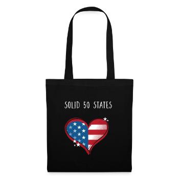 Solid 50 States American Proud USA Confident - Tote Bag - black - Front