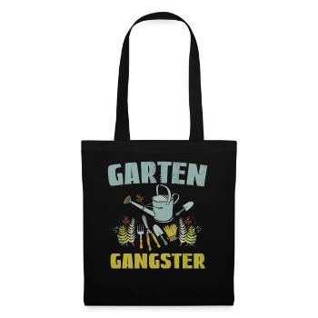 Garten Gangster - Stoffbeutel - Schwarz - Vorne