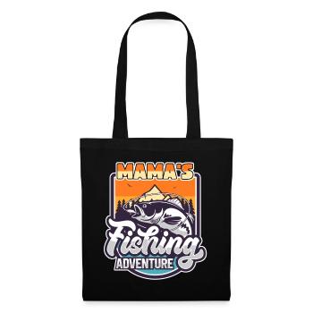 Fishing, Fishing, Fishing Adventure Mom Saying - Tote Bag - black - Front