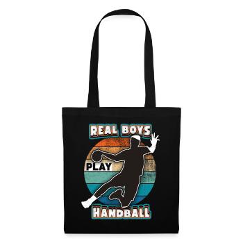 Handball Handball Player, Sports Saying, Rainbow - Tote Bag - black - Front