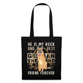 German Shepherd, Funny Saying, Pedigree Dog - Tote Bag - black - Front