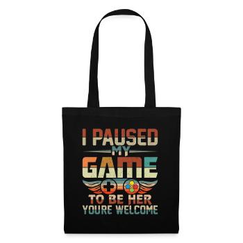 Gamer Controller Gaming Nerd zocken Gamerin - Sac en tissu - noir - Devant