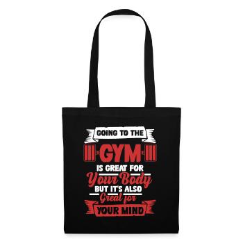 Entraînement Musculation Fitness Bodybuilder Dumbbell Gym - Sac en tissu - noir - Devant