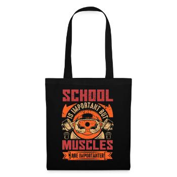 Bodybuilder Training Gym Musculation Fitness Dumbbell - Sac en tissu - noir - Devant